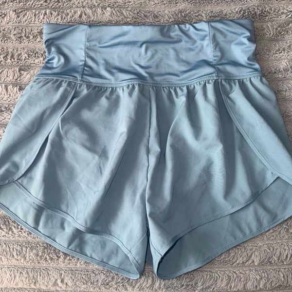Love Tree Athletic Shorts Size M Blue High Waisted Running Gym Active