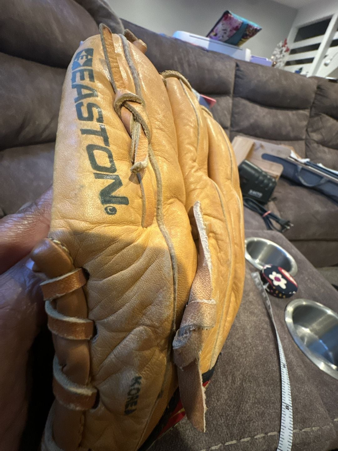 Easton EX1300 Baseball Glove 12 Inch Tan Leather 9