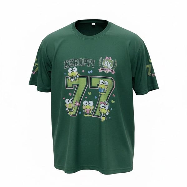Sanrio Keroppi T-Shirt Green Graphic