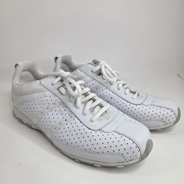 Skechers White Leather Sneakers