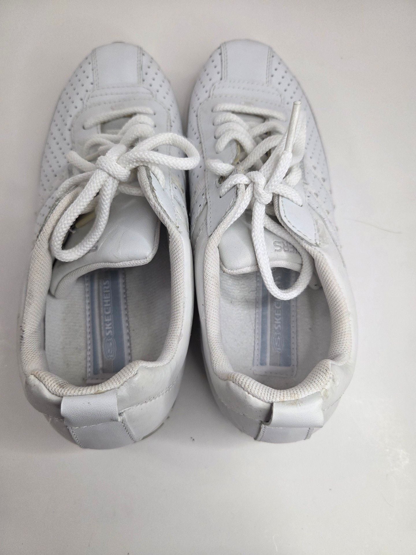 Skechers White Leather Sneakers 6