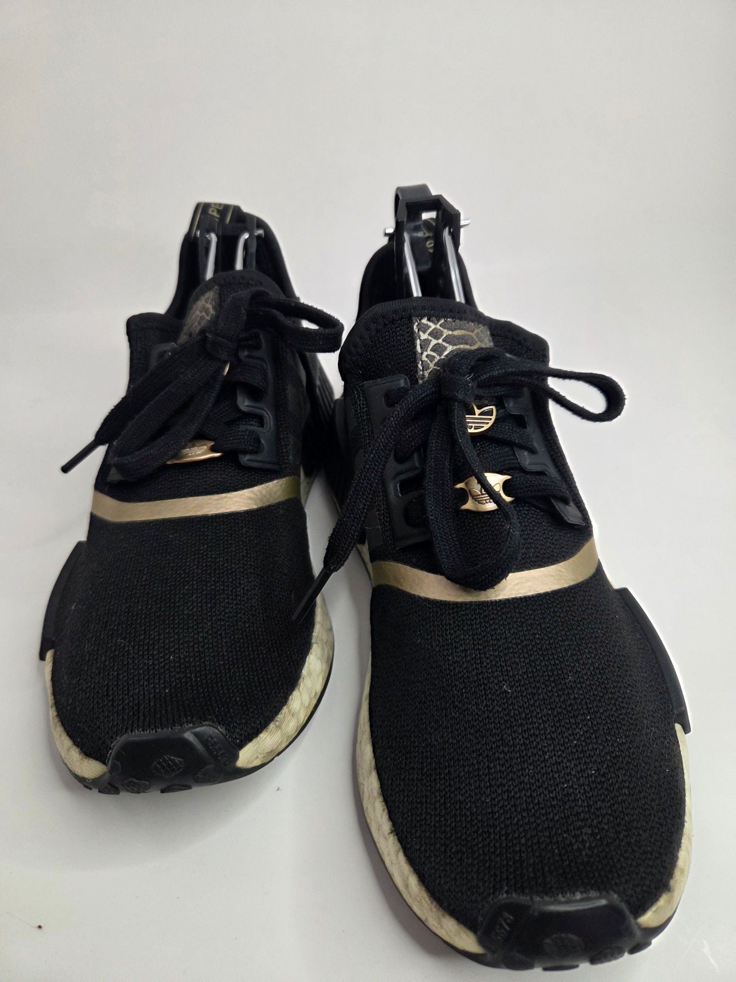 Adidas NMD_R1 Sneakers Black Rose Gold Snake Print 3