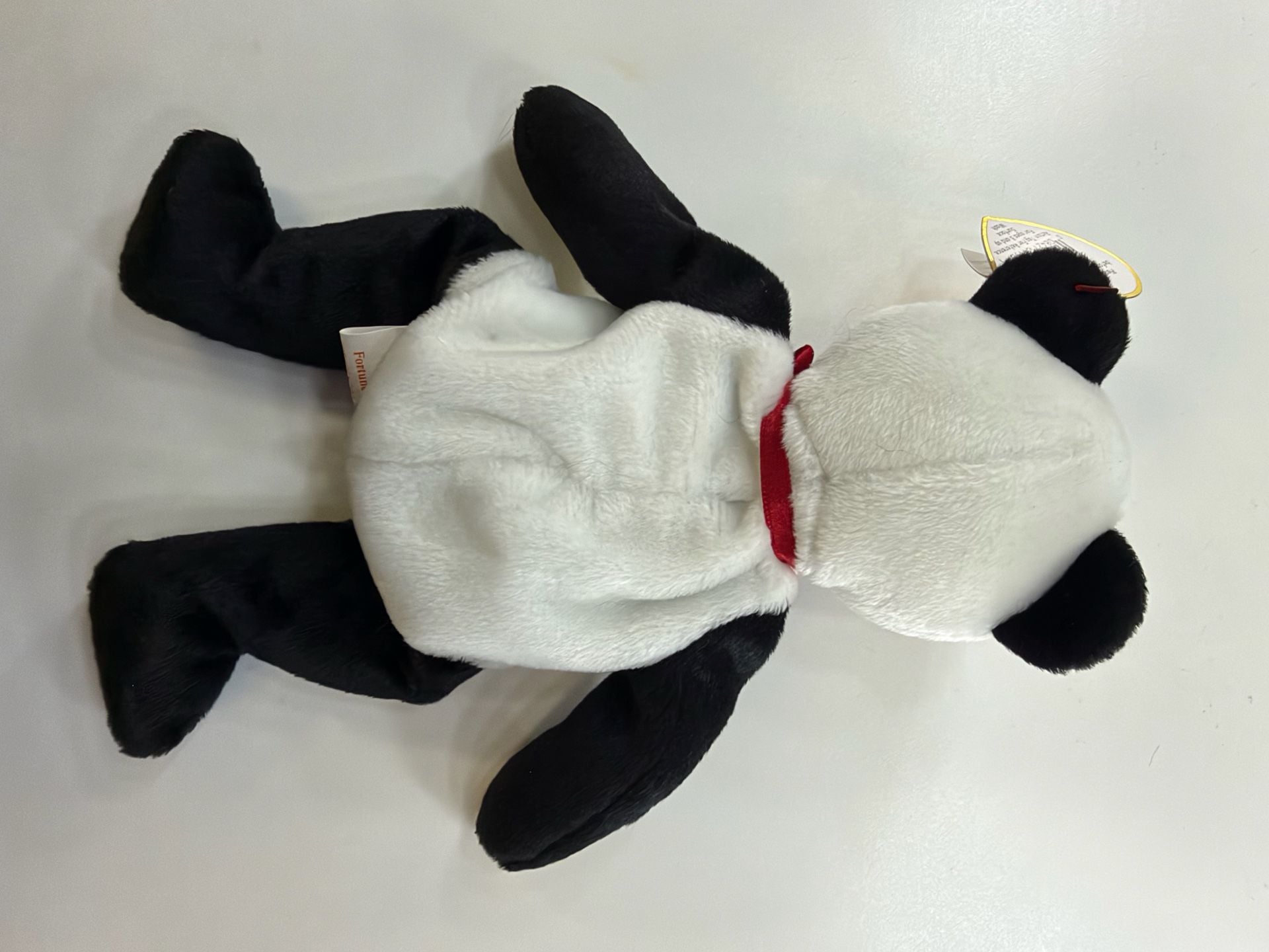 Ty Beanie Baby Fortune the Panda Bear Plush Toy Mint with Tags 5