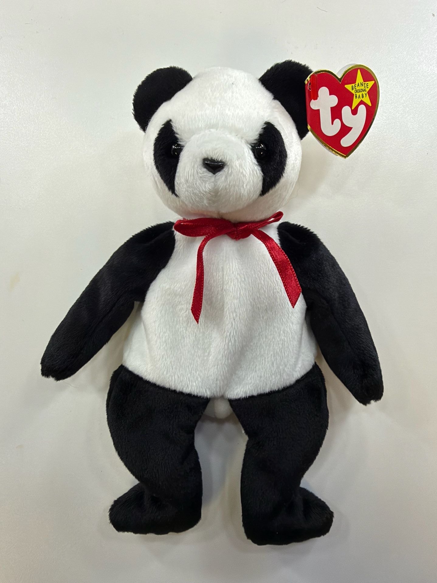Ty Beanie Baby Fortune the Panda Bear Plush Toy Mint with Tags 1