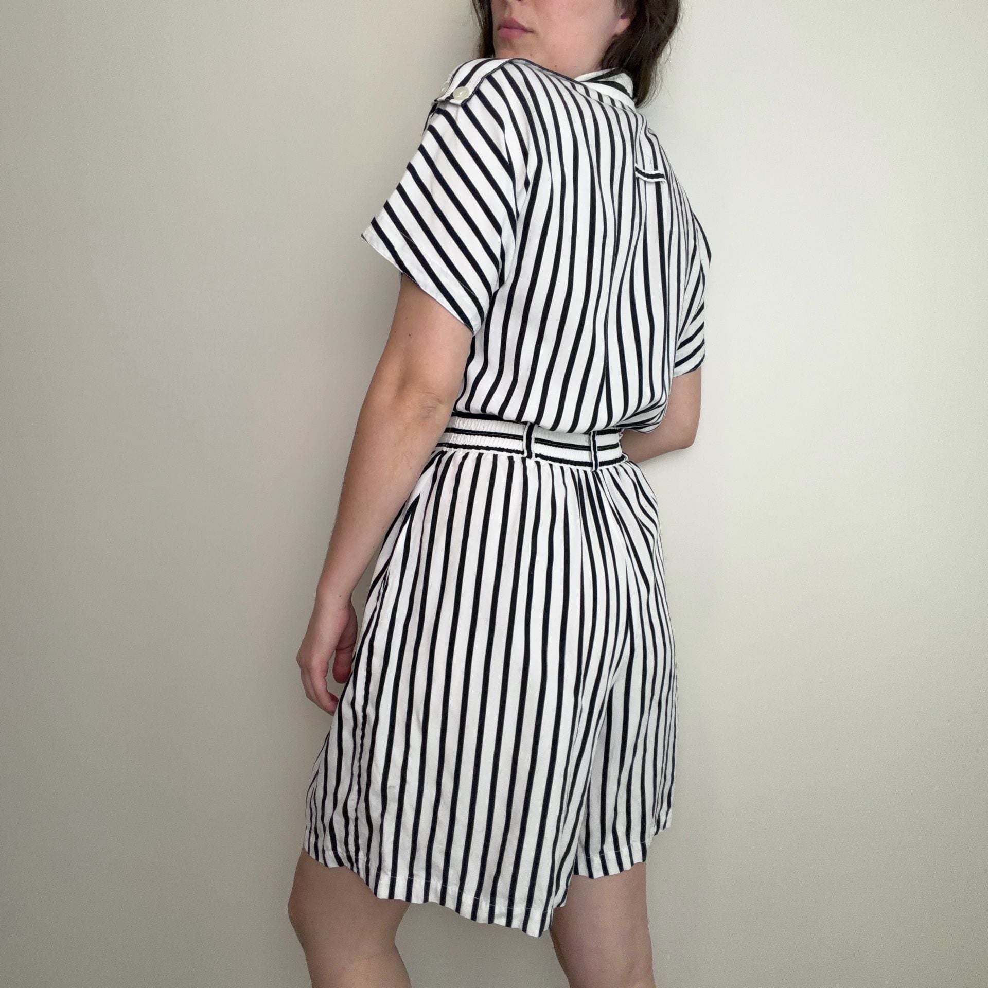 Vintage Striped Romper 4