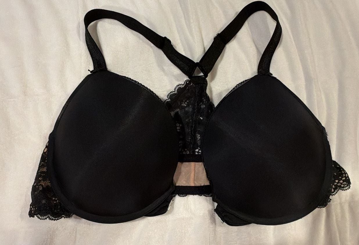 Adore Me Bra Size 40D Black Lace Underwire 8