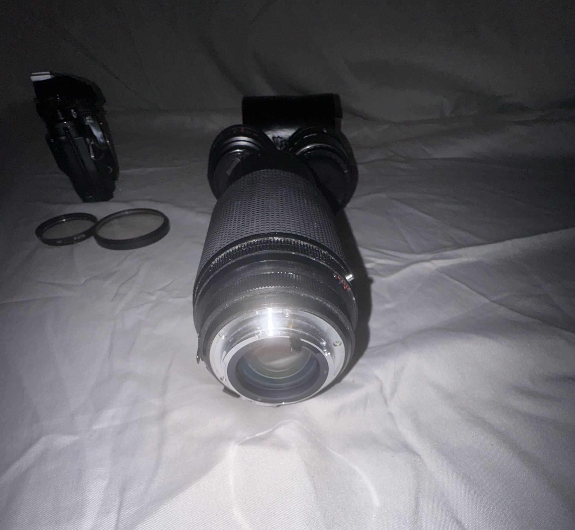 Minolta X-700 35mm SLR Film Camera Bundle With Lenses Flash 8
