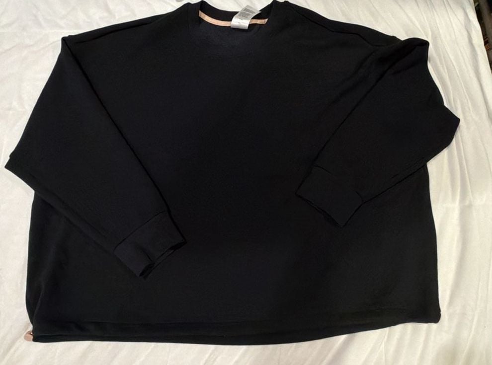 Crane Sweatshirt Size XL Black Long Sleeve Crewneck Pullover 2