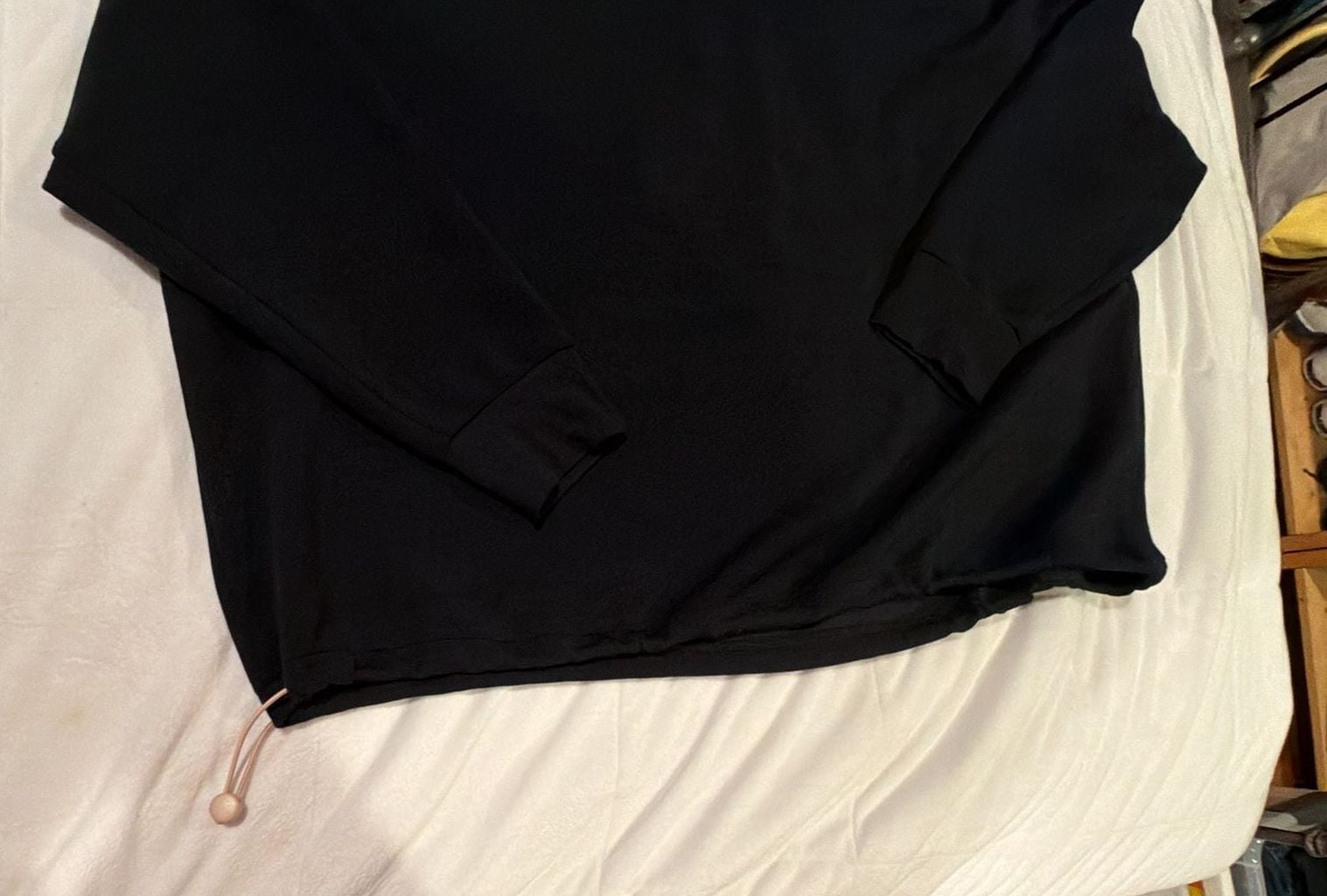 Crane Sweatshirt Size XL Black Long Sleeve Crewneck Pullover 4