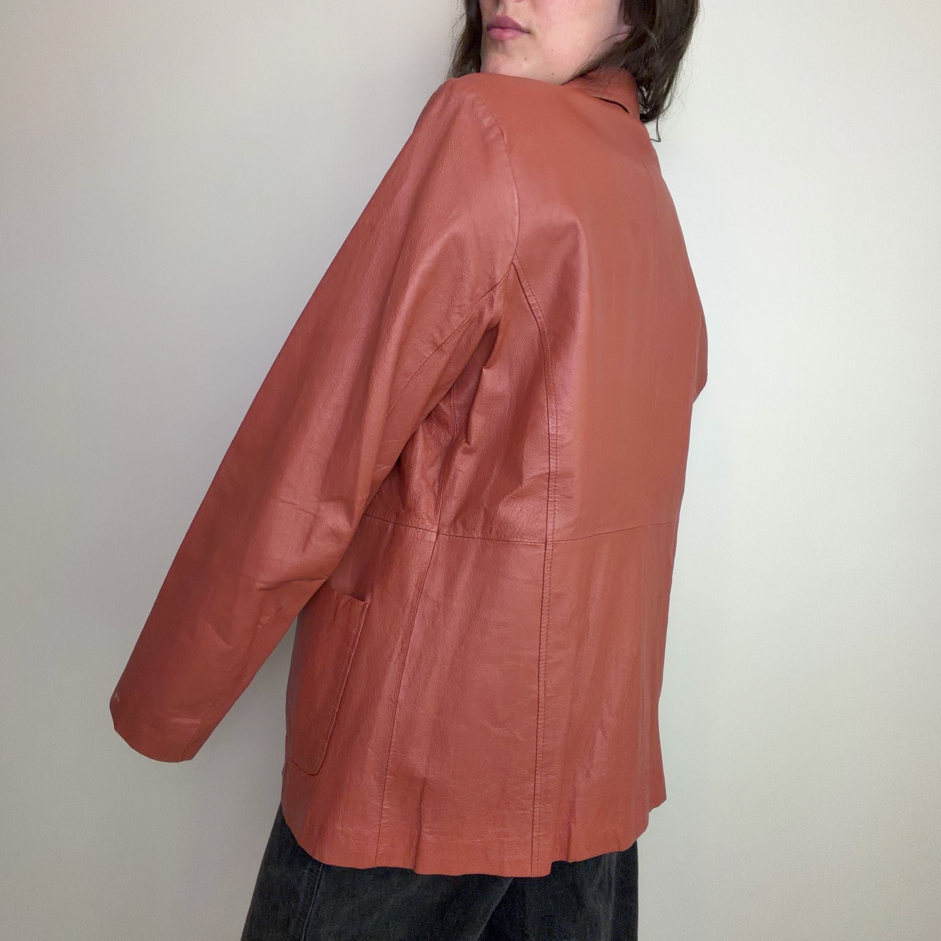 Pumpkin Spice Leather Jacket 5
