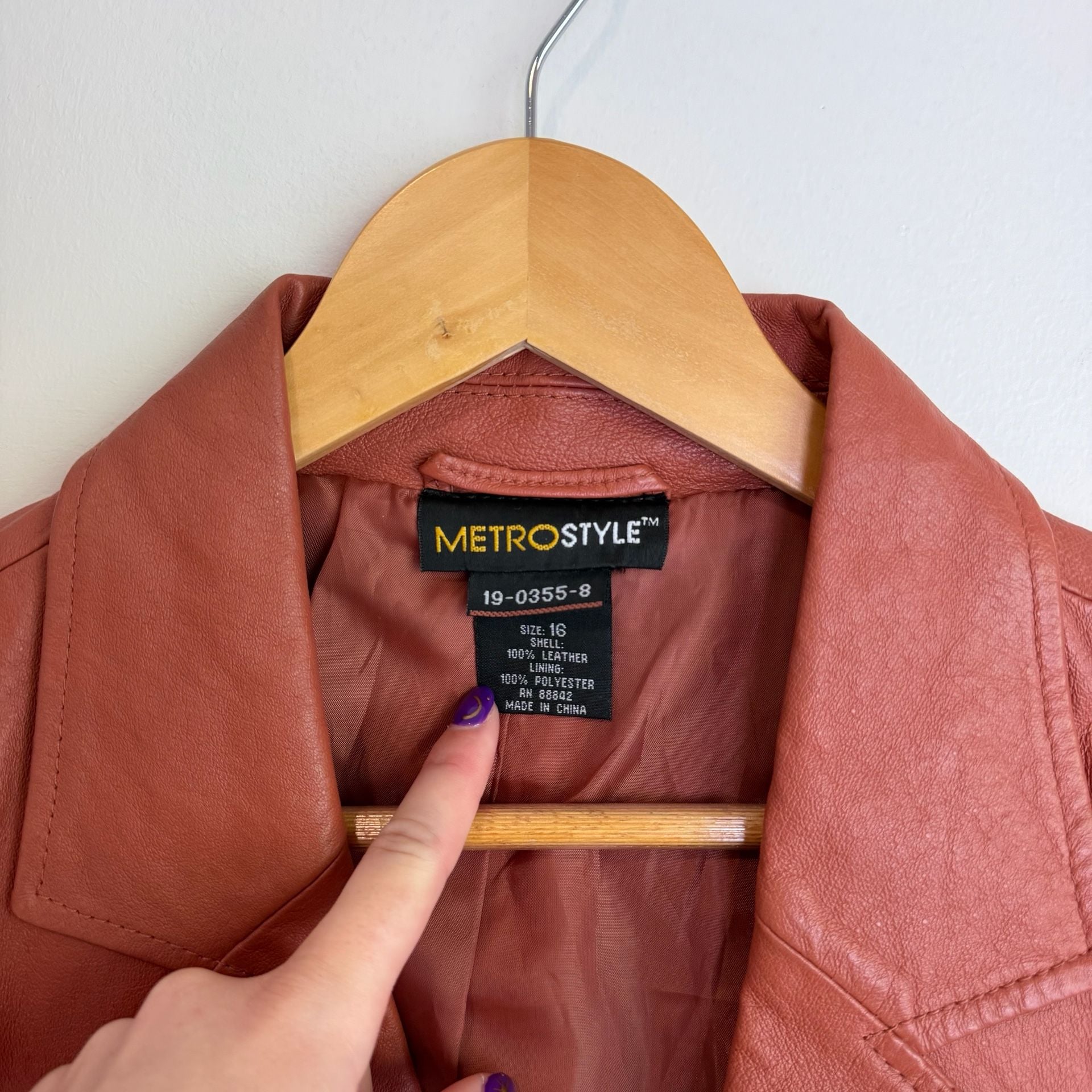 Pumpkin Spice Leather Jacket 6