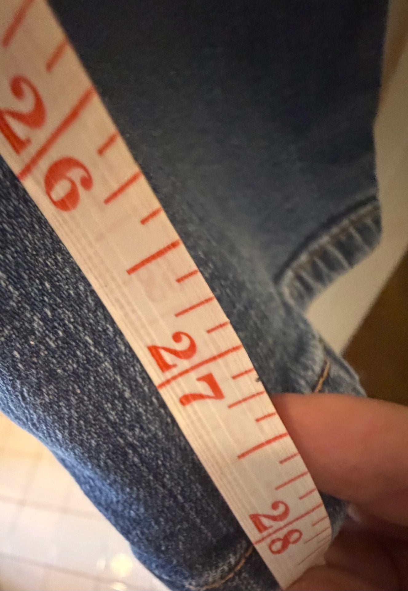 L.L. Bean Classic Fit Jeans Size 18 REG Blue Denim 7