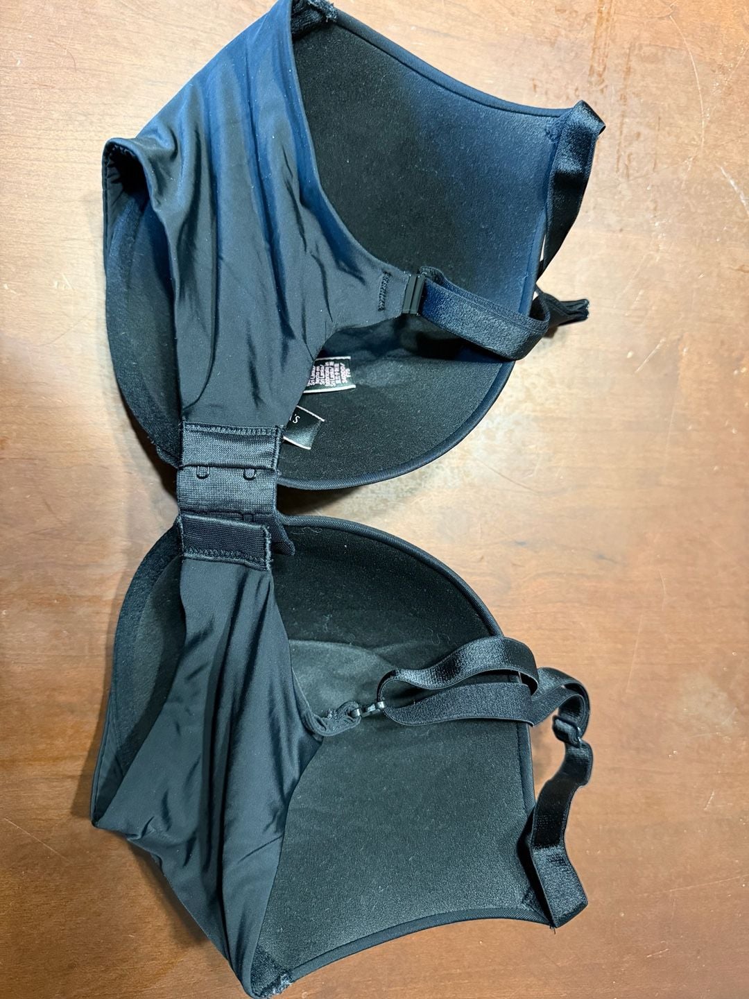 Victoria's Secret T-Shirt Push-Up Full Coverage Bra Size 34DDD Black 3