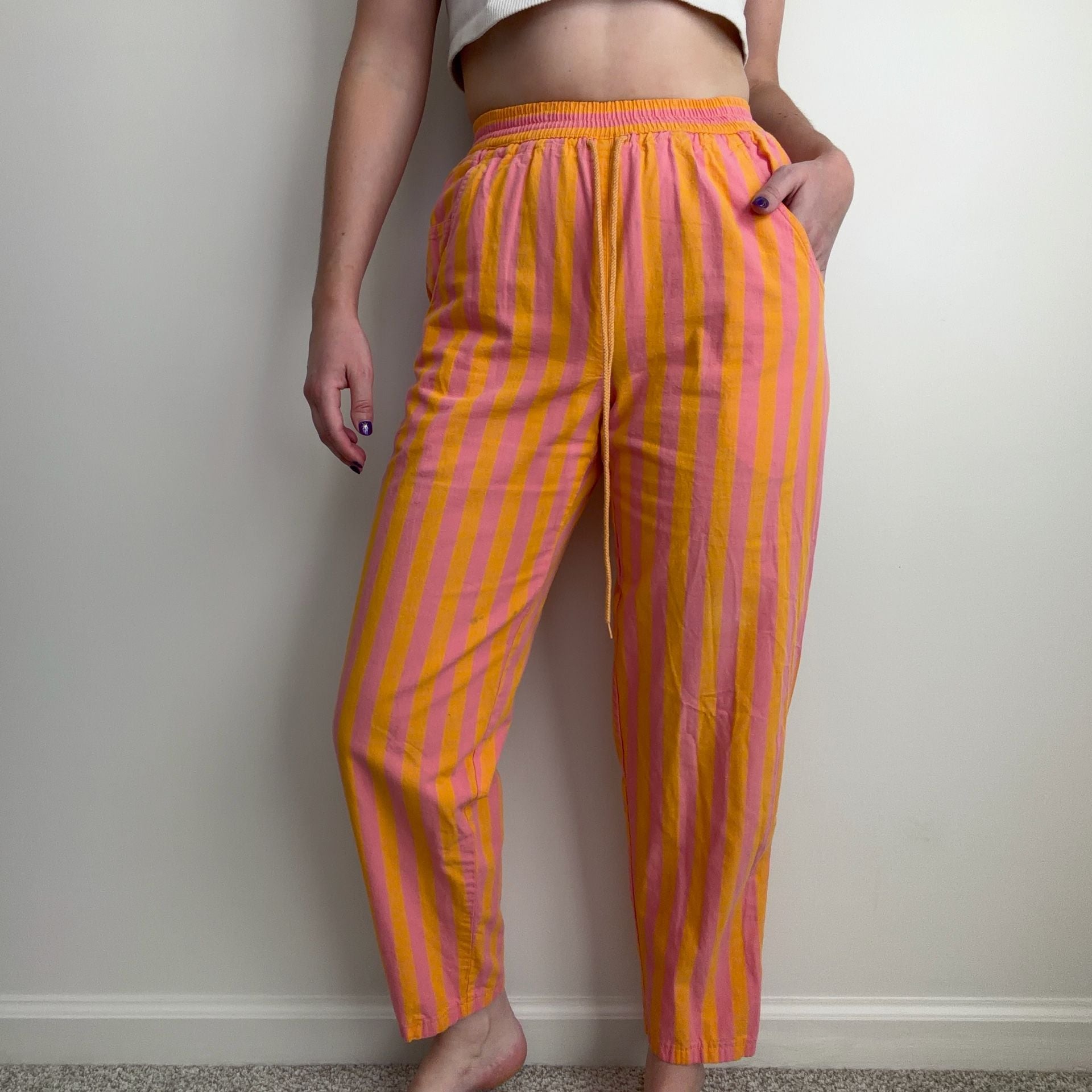 Lizsport Vintage Striped Pants 1