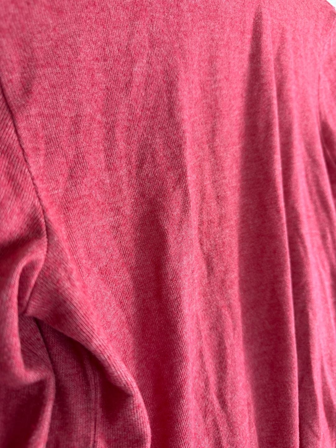 Vintage Shannon Ford Cardigan Size S Red Open Front Draped Knit 7