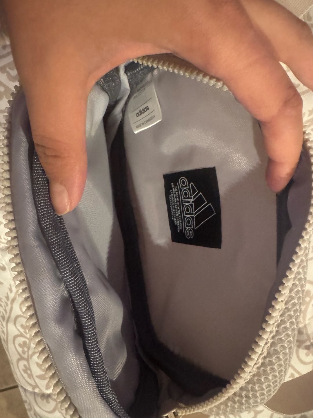 Adidas Airmesh Waist Pack Fanny Bag Off White 3