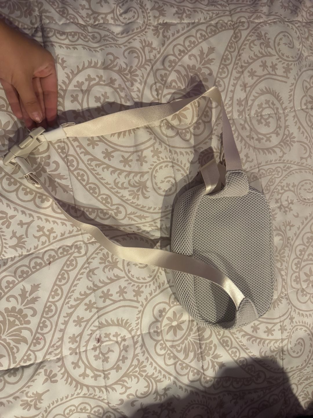 Adidas Airmesh Waist Pack Fanny Bag Off White 4