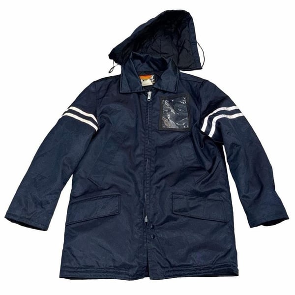 Antler Uniform Jacket Size Medium Dark Blue Utility Work Coat USA