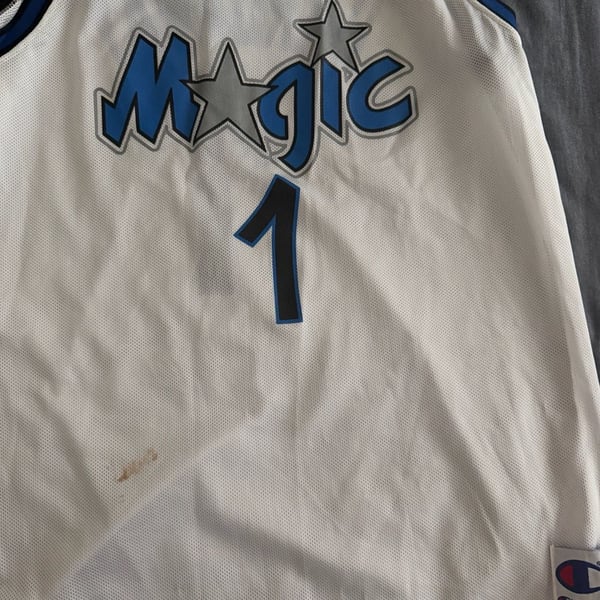 Champion Orlando Magic Penny Hardaway 1 Jersey Size 48 White