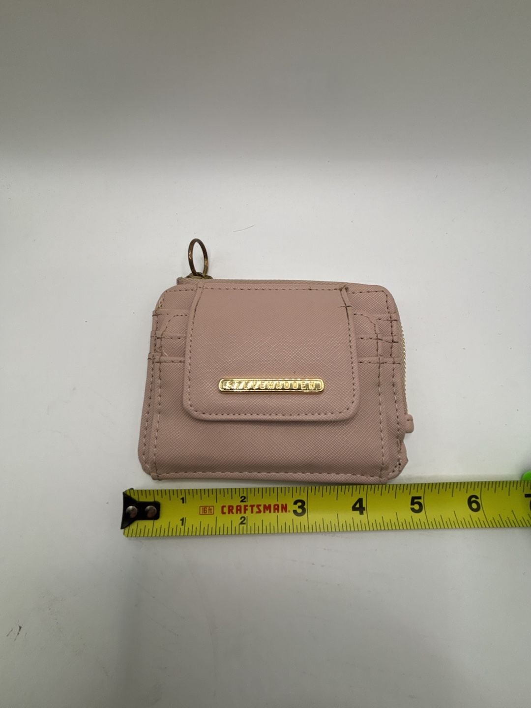 Steve Madden Harpe Card Case Wallet Blush 6