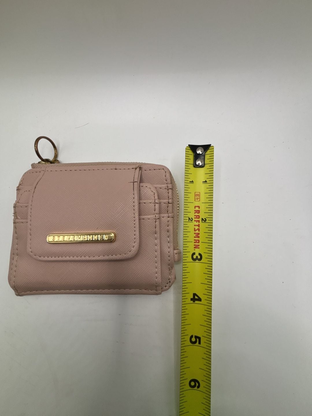 Steve Madden Harpe Card Case Wallet Blush 7