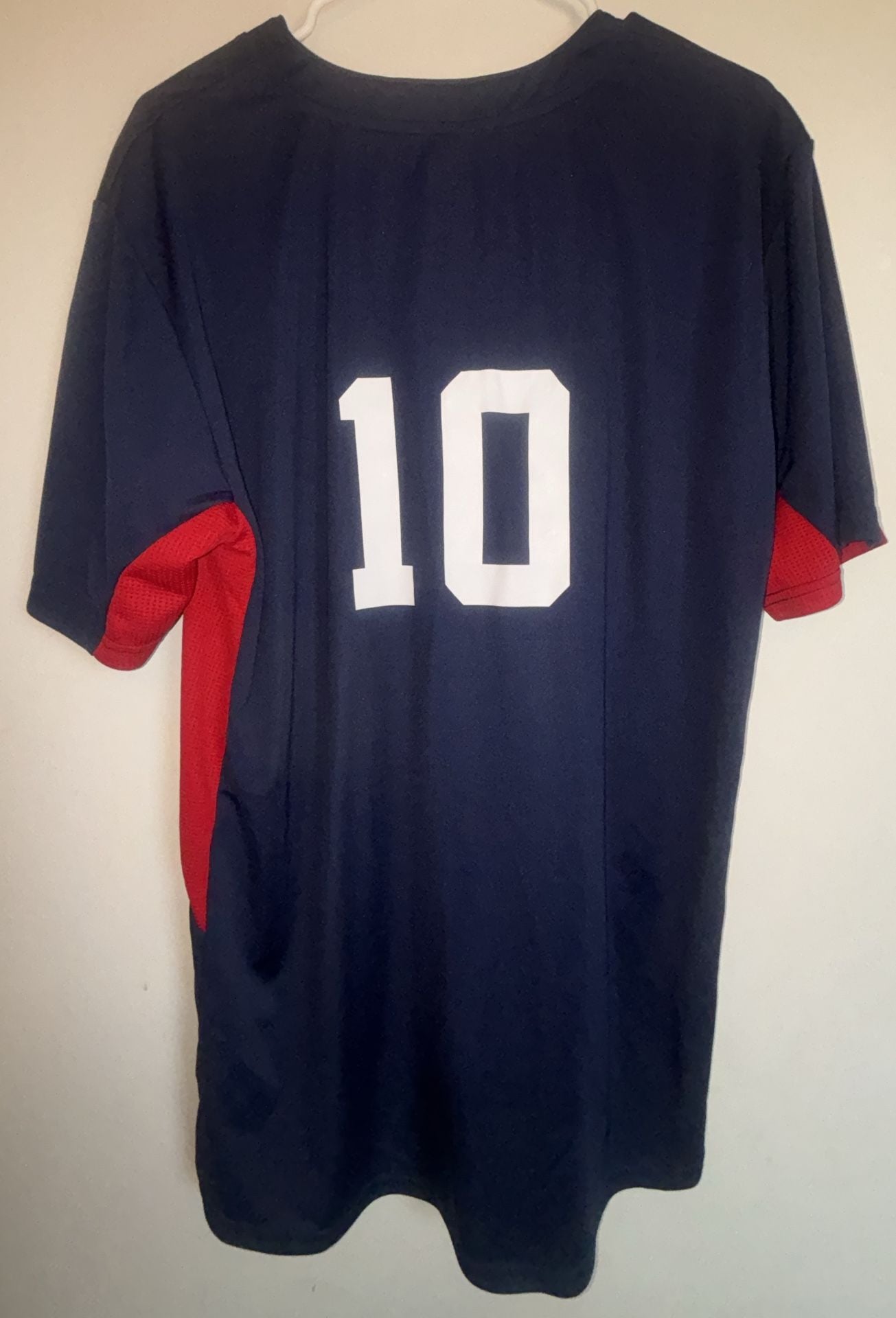 Majestic Minnesota Twins MLB Jersey Size L Blue Red Cool Base 3