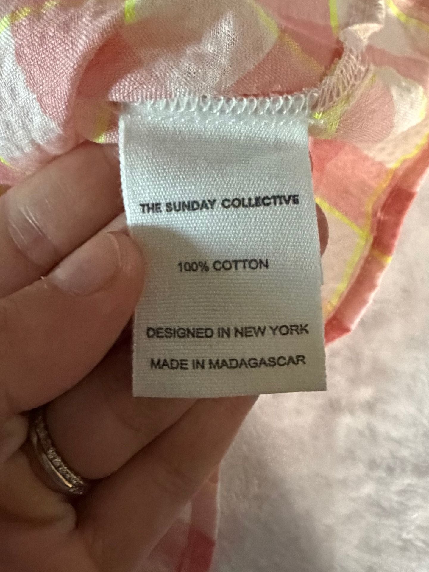 The Sunday Collective Plaid Button-Down Shirt Size 8y Pink 5