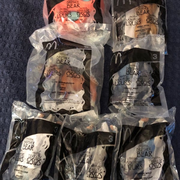 McDonald's Disney Brother Bear Happy Meal Toy Lot