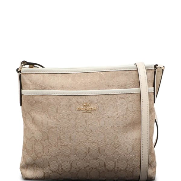 Coach swingpack canvas crossbody bag