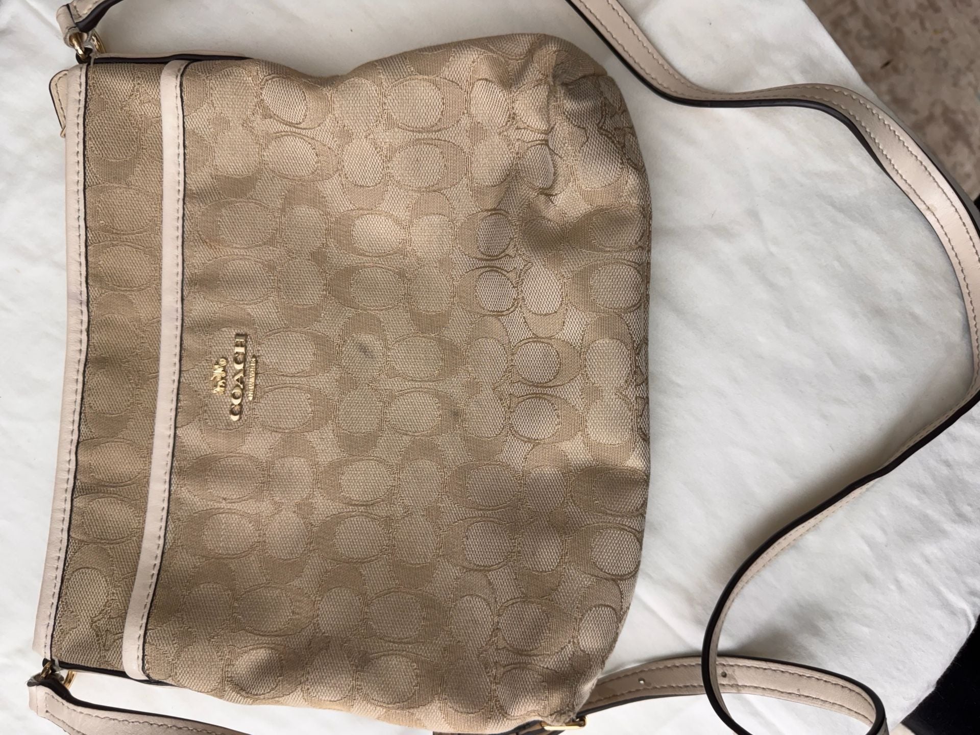 Coach swingpack canvas crossbody bag 3