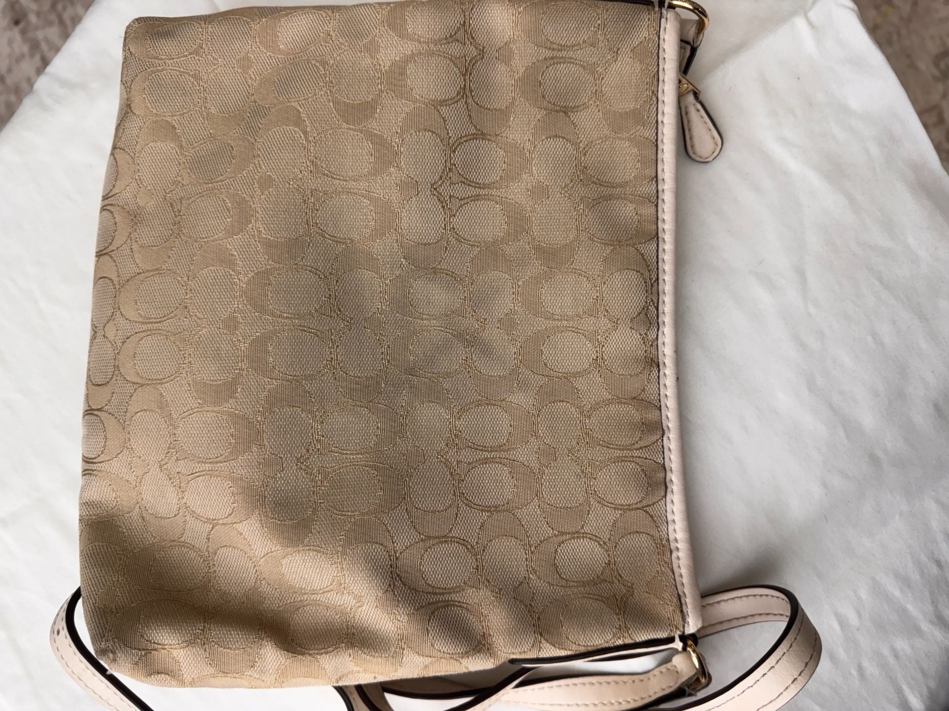 Coach swingpack canvas crossbody bag 10