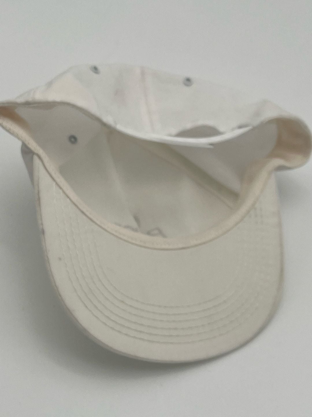 Bayer White Adjustable Strapback Hat Cap vintage drug company merch 4