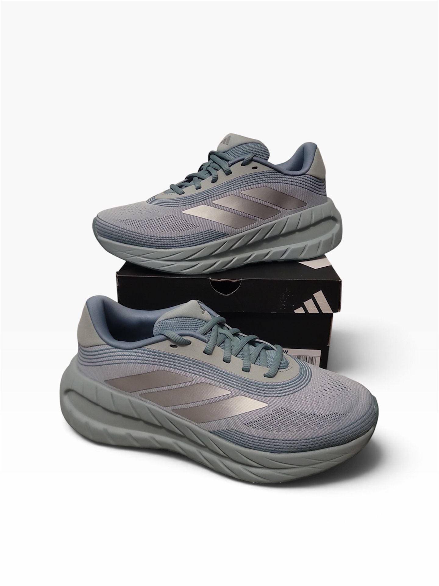 NEW Adidas Adipure Shift W Size 8 Grey Running Shoes Sz. 8 2