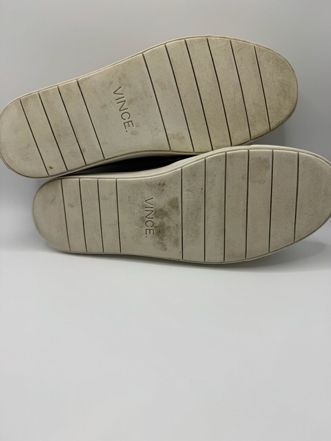 Vince Preston Slip-On Sneakers Beige Woven Linen Size 7.5 10