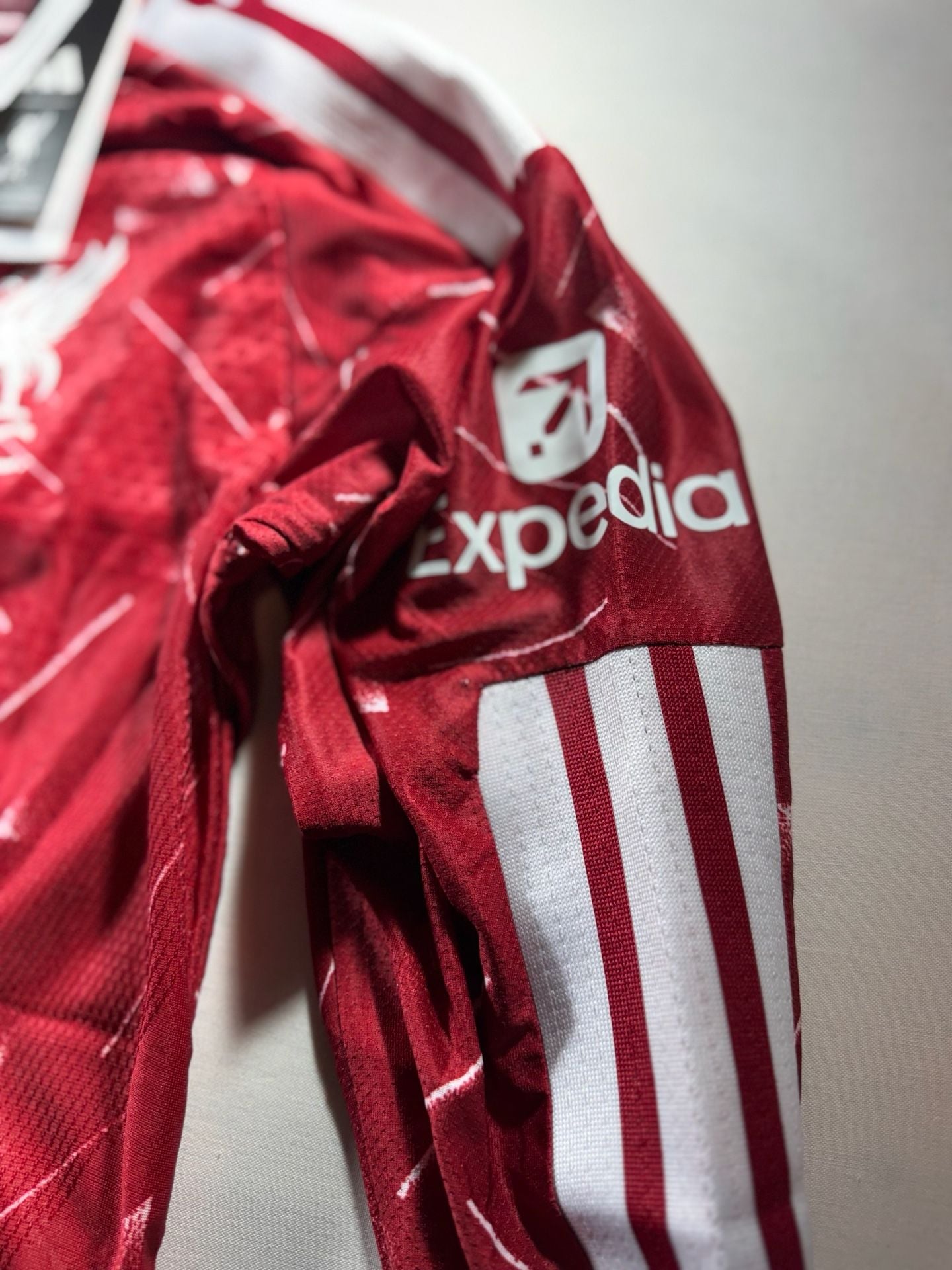 Adidas Liverpool FC Home Long Sleeve Jersey Size M Red 9