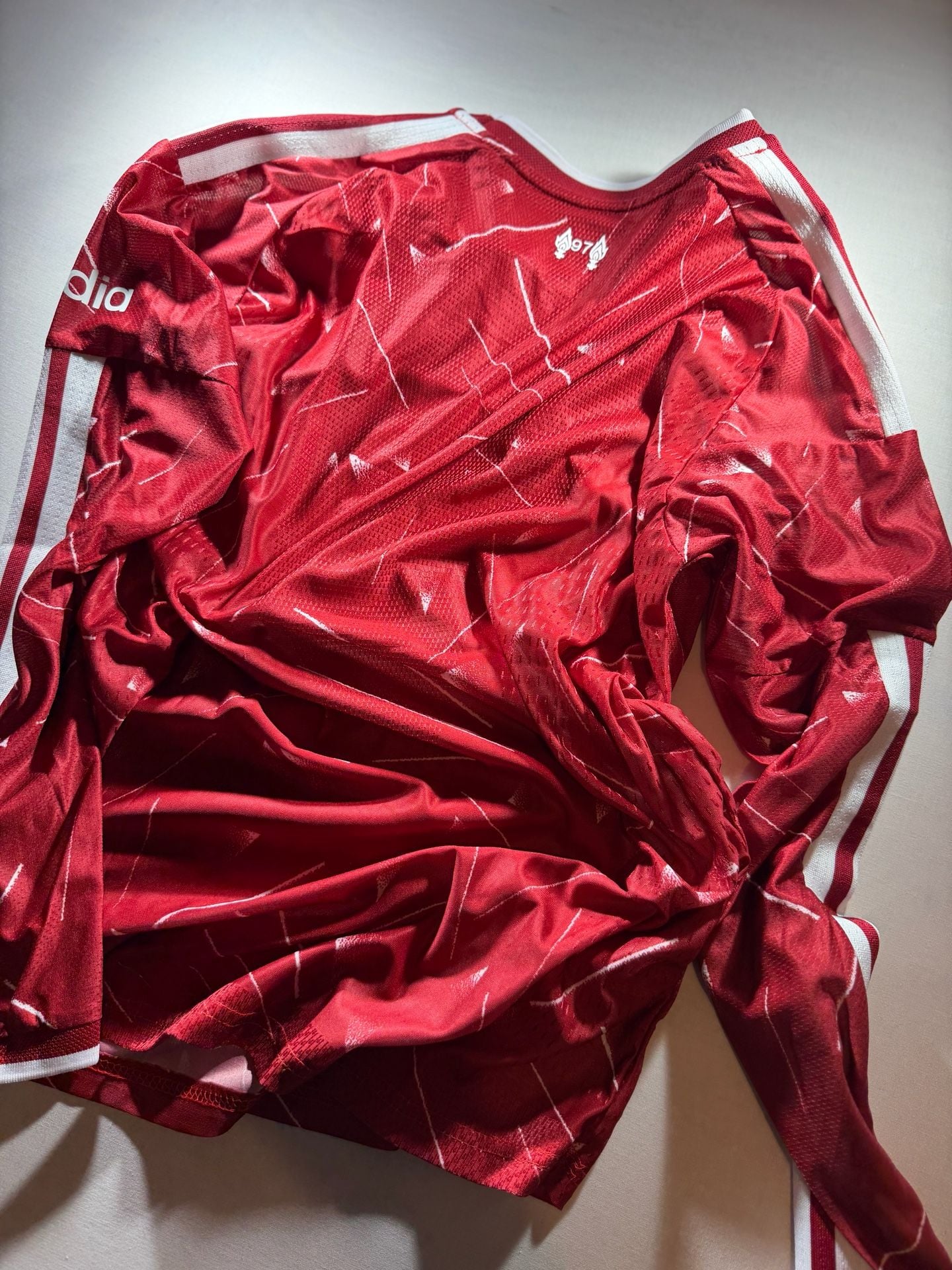 Adidas Liverpool FC Home Long Sleeve Jersey Size M Red 13