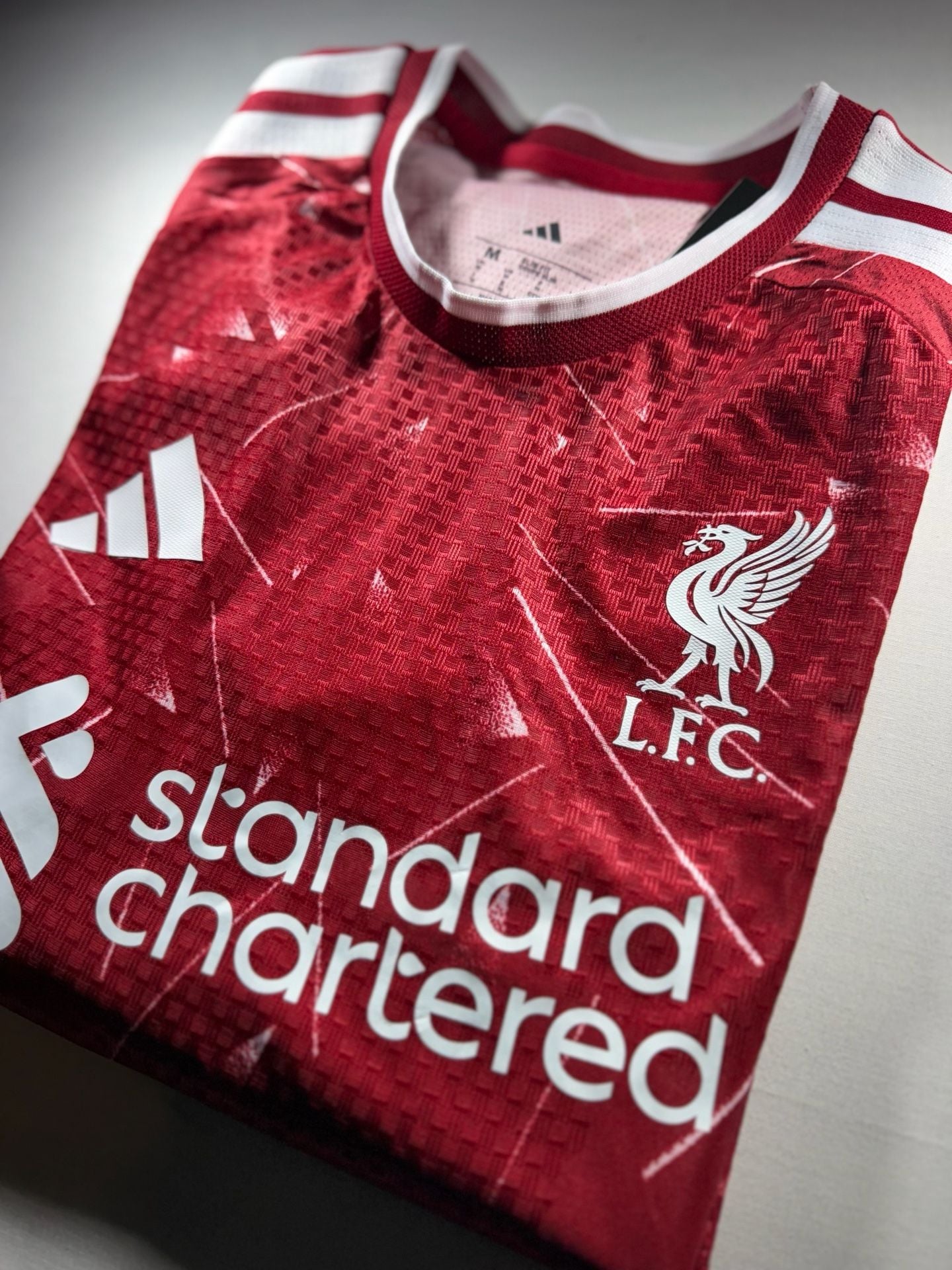 Adidas Liverpool FC Home Long Sleeve Jersey Size M Red 14