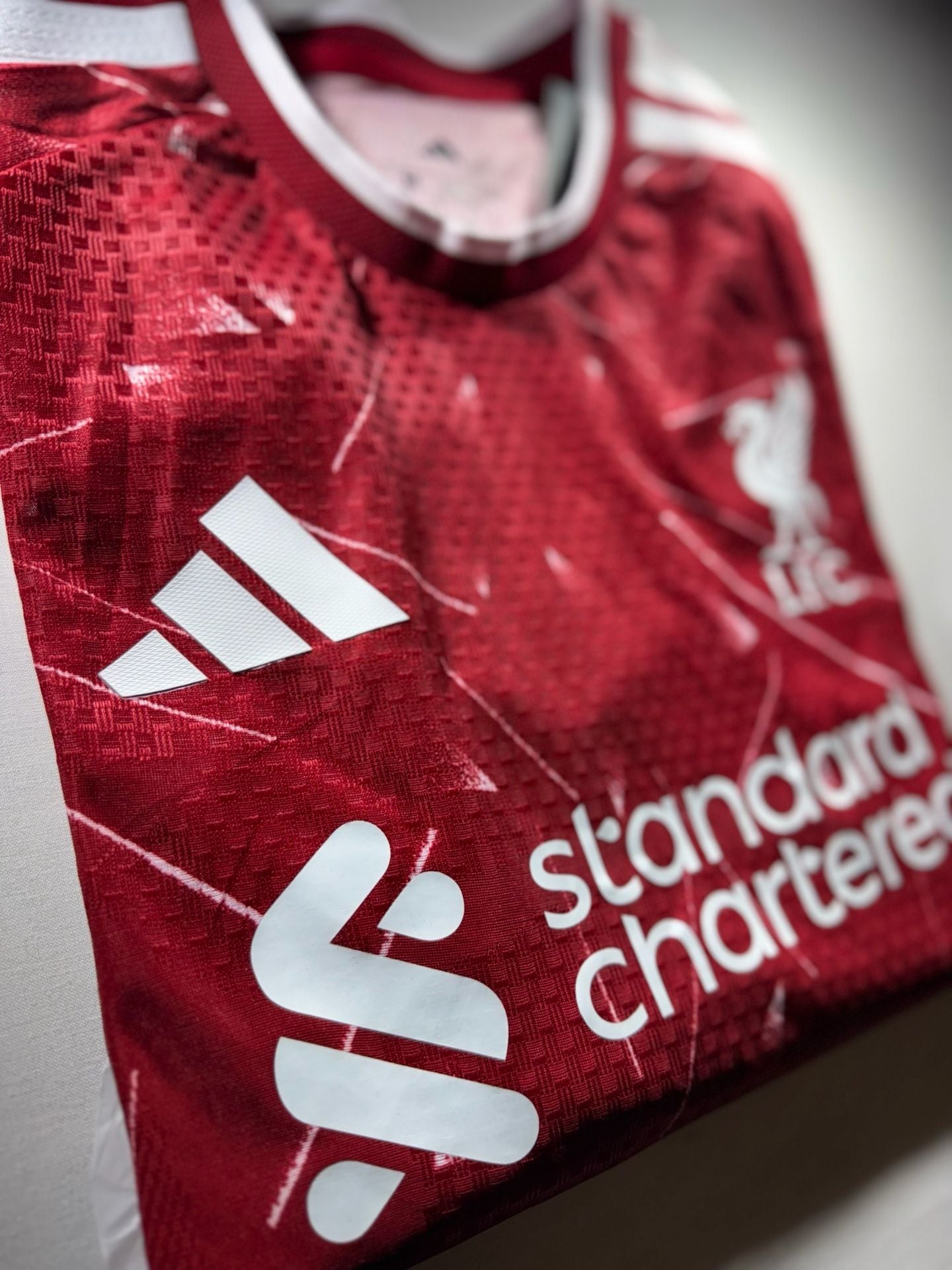 Adidas Liverpool FC Home Long Sleeve Jersey Size M Red 16