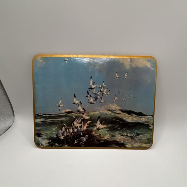 Win-El-Ware Table Mat Seascape Seagulls Flight Made in England