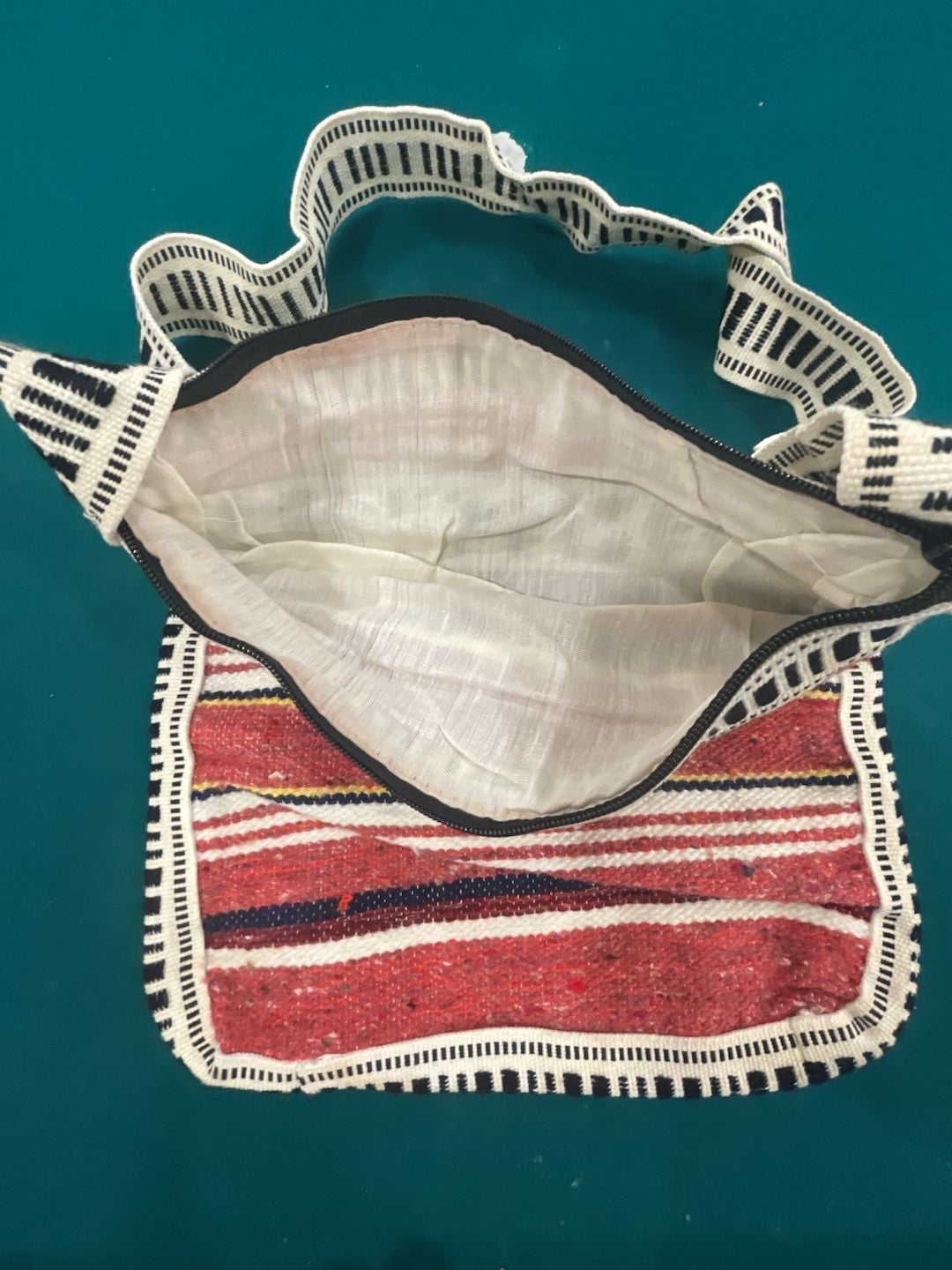 Handmade Venezuela Woven Tapestry Crossbody Bag Multi-Color Souvenir 4