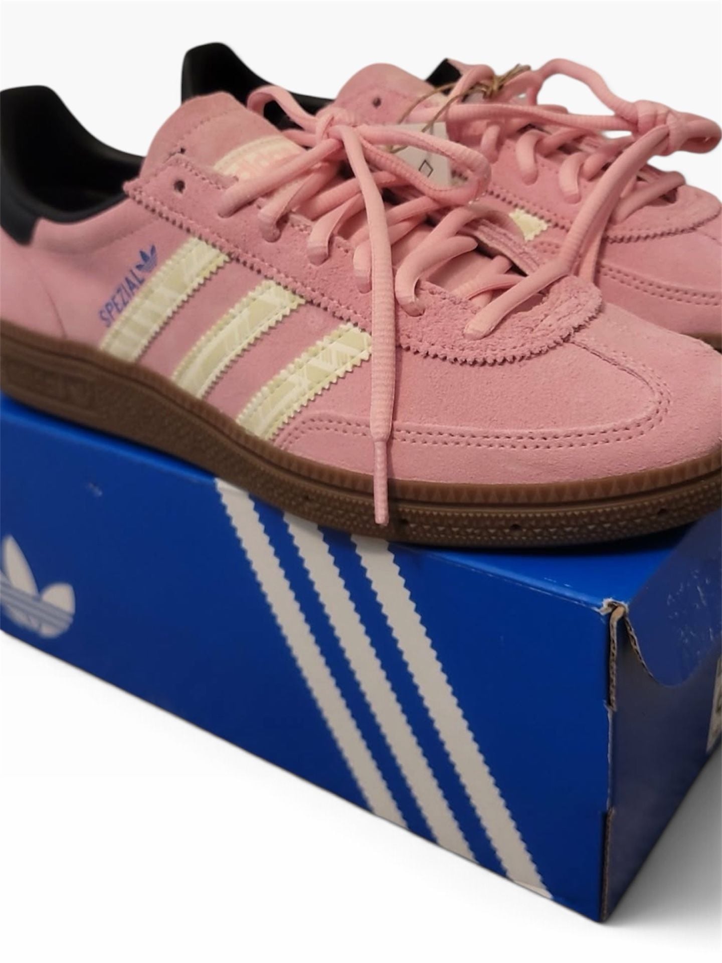 NEW Adidas Handball Spezial J Size 3.5 YOUTH Light Pink Core Black Gum JP9564 5