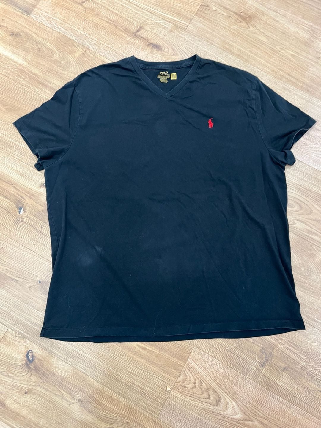 Polo Ralph Lauren Classic Fit V-Neck T-Shirt Size XXL Black 2