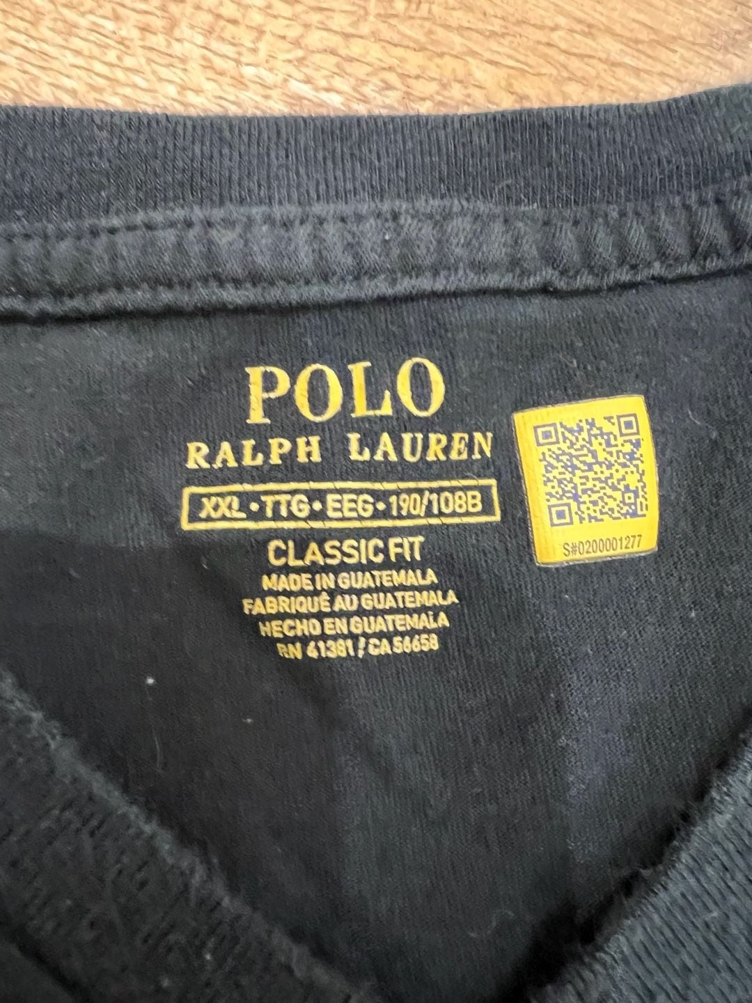 Polo Ralph Lauren Classic Fit V-Neck T-Shirt Size XXL Black 5