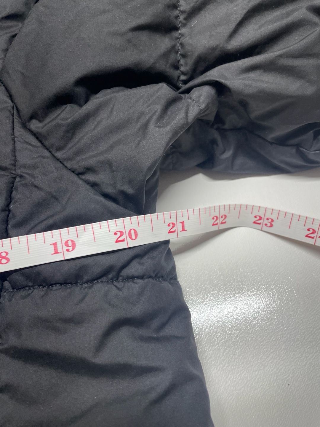 The North Face 550 Down Puffer Jacket Black Red Youth 6