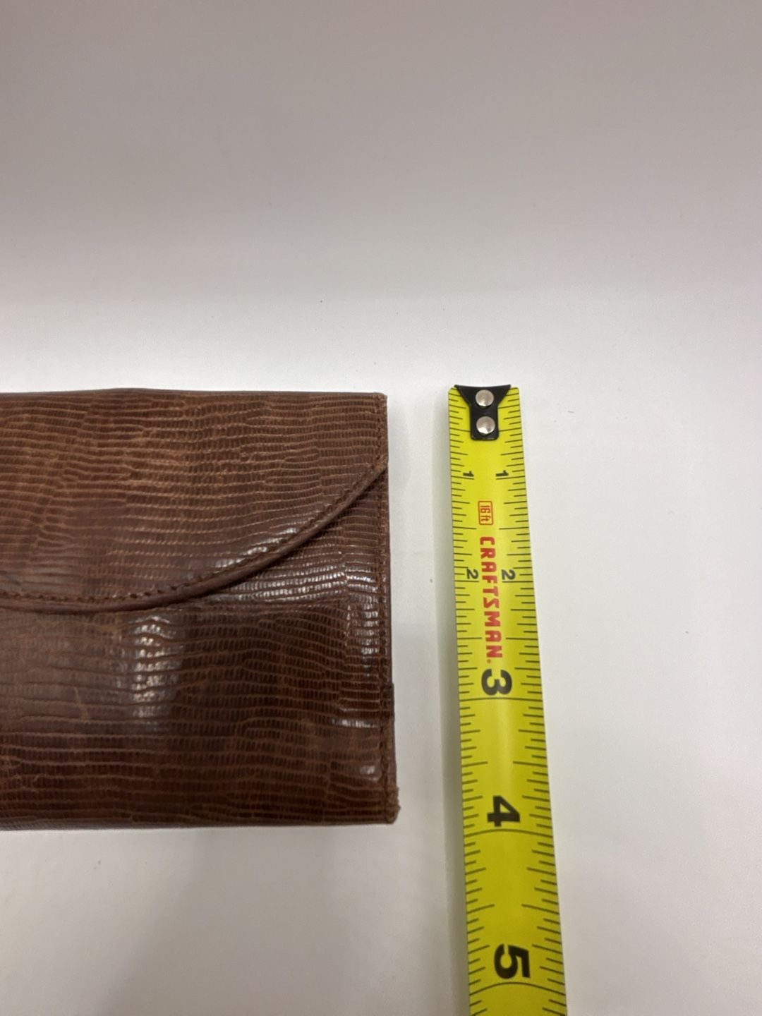 Neiman Marcus Brown Lizard Leather Wallet 6