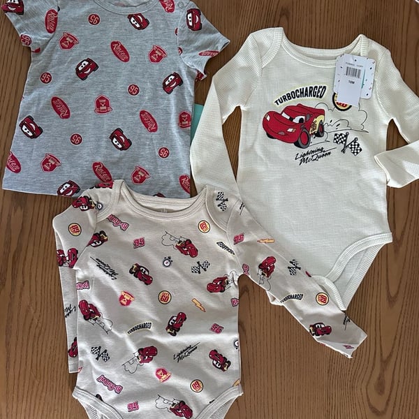 Disney Baby Cars Lightning McQueen Size 18M Infant Clothing Set