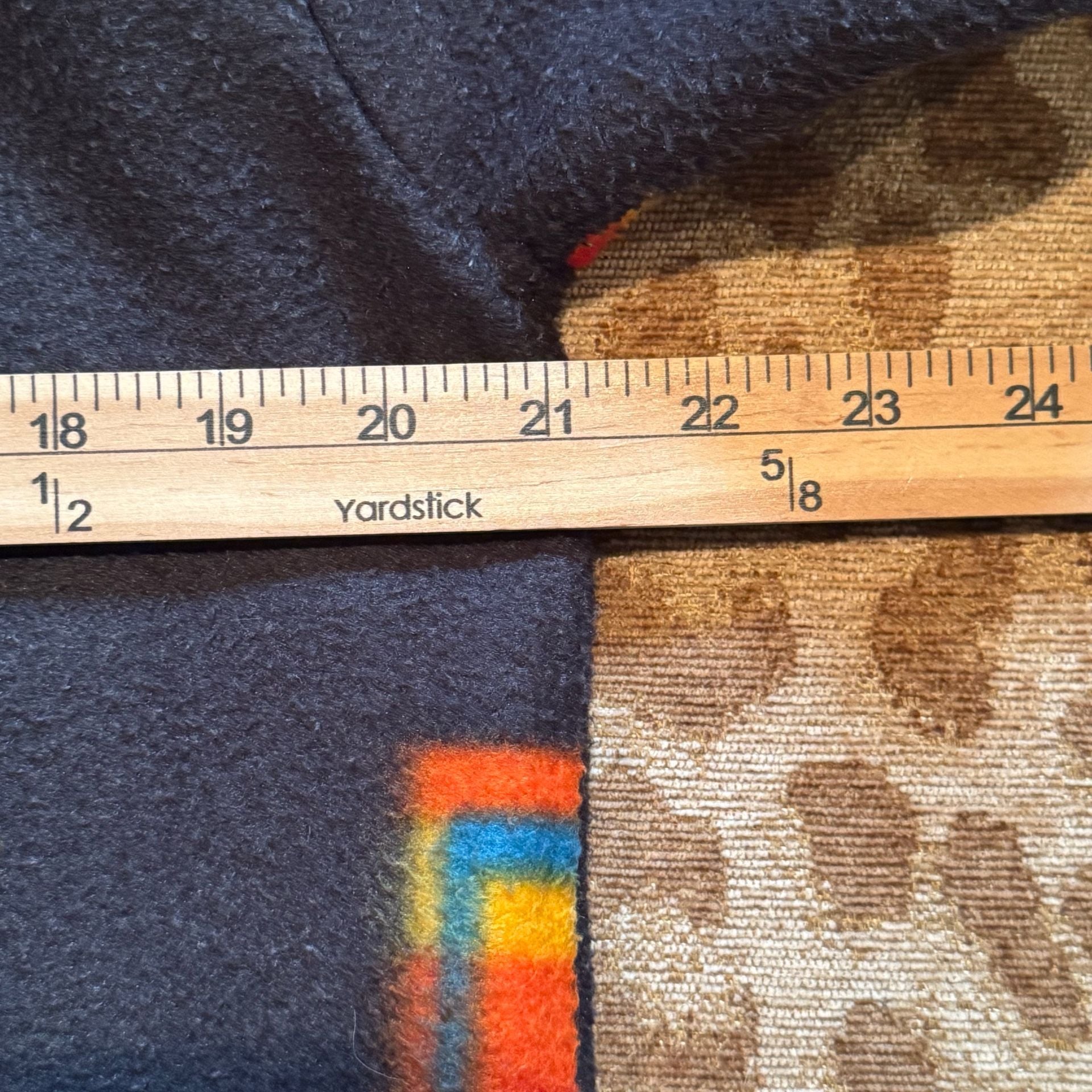  Southwestern Aztec Fleece Hoodie Pullover Black Turquoise Western L 9
