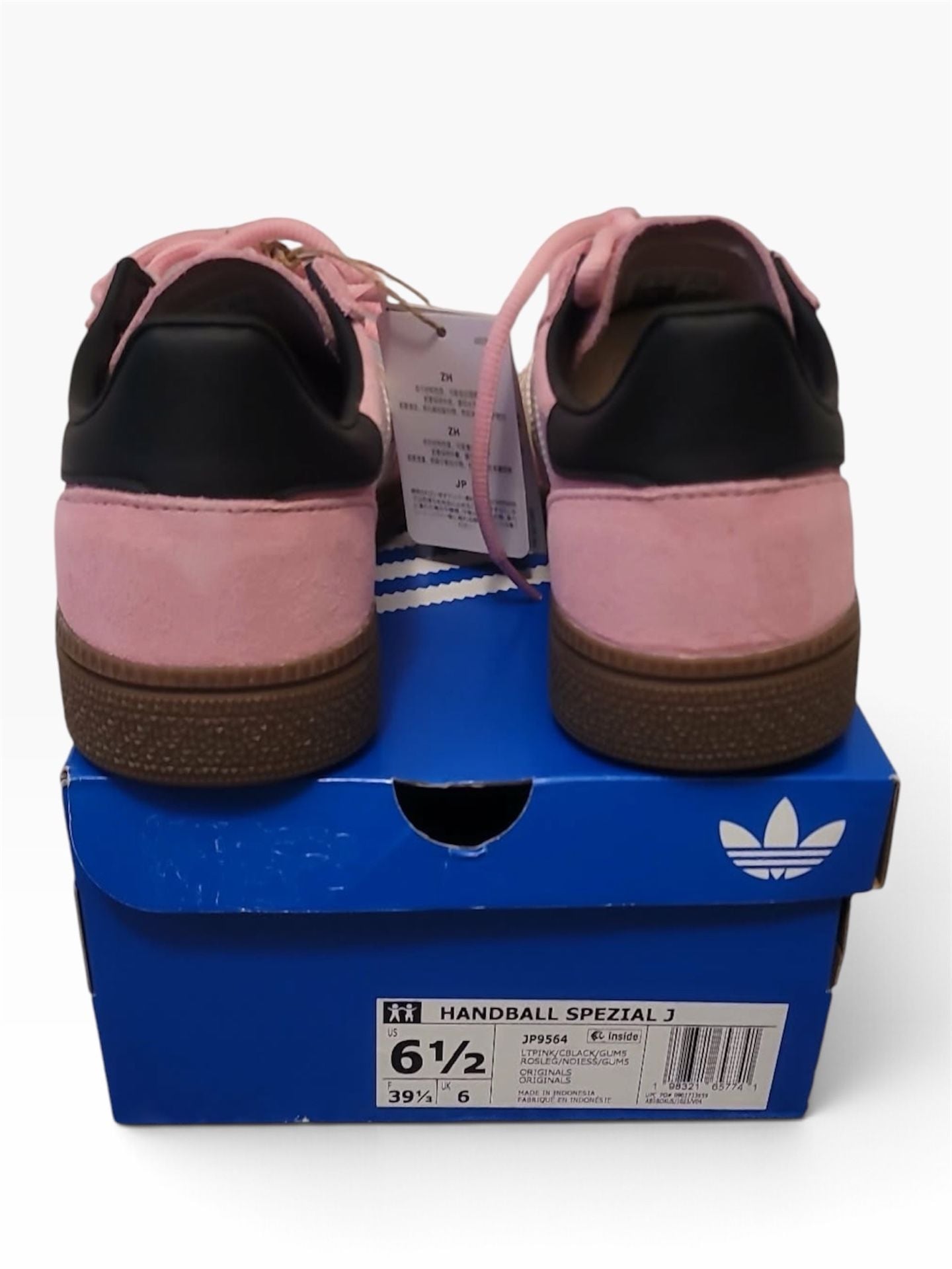 NEW Adidas Handball Spezial J Size 6.5 Youth Pink Black Gum Sneakers 6