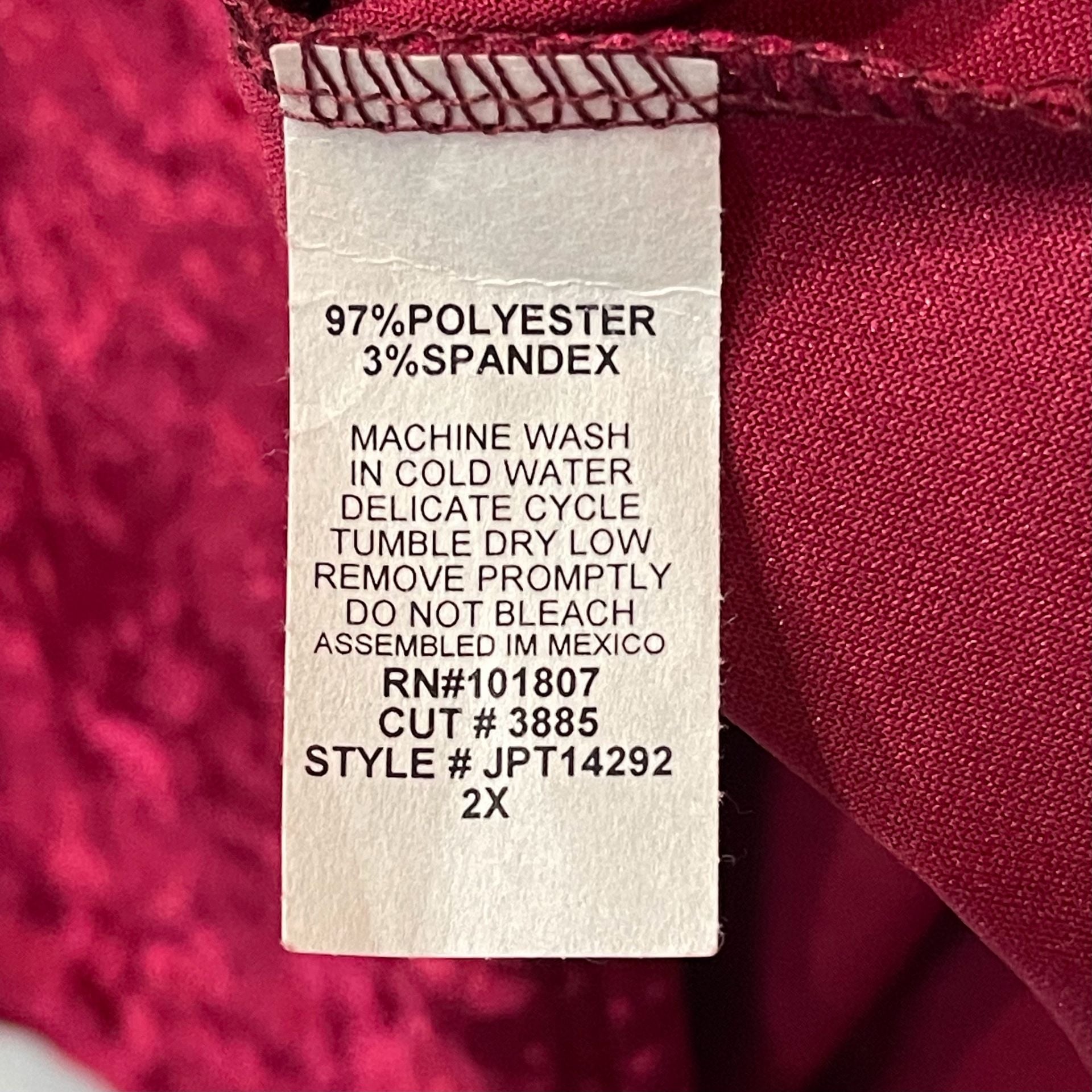 Paper Plane Tank Top Size 2X Red Crushed Velvet Rhinestone Embellished 7