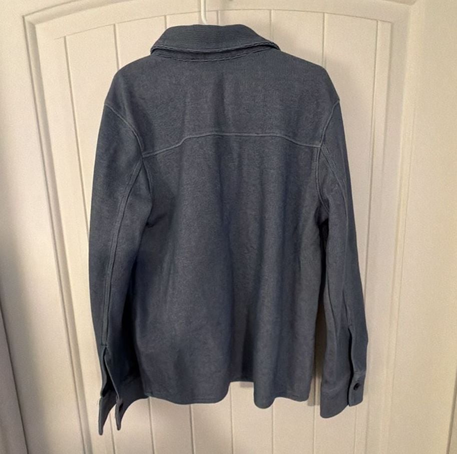Art Class Shirt Jacket Size M (8 ) KIDS Blue Corduroy Button-Up 4